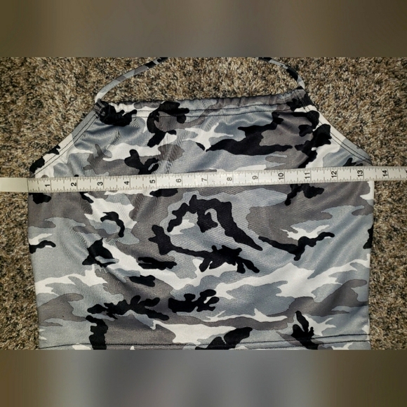 Gober | NWT| Camouflage Halter Top - Picture 2 of 5